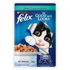 Purina Felix Cat Treats Tuna In Jelly 85 Gm
